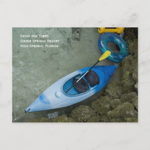 Kayak & Tubes Postcard