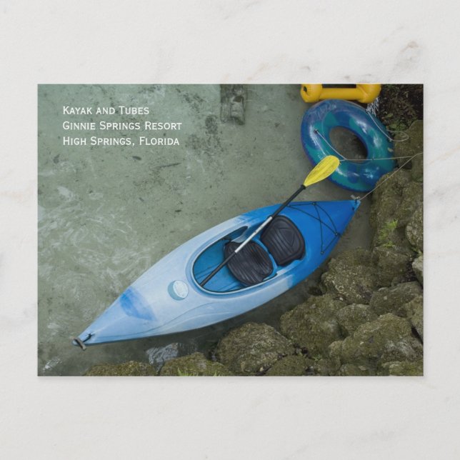 Kayak & Tubes Postcard (Front)