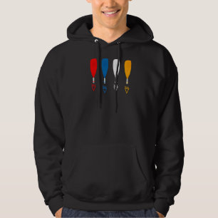 Kayak Water Element Kayaking Zodiac Sign Paddle Hoodie