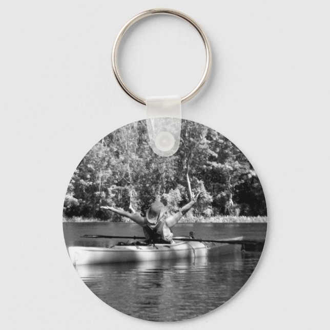 kayak woman key ring (Front)