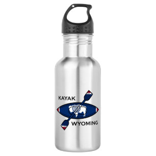 Kayak Wyoming Flag 532 Ml Water Bottle