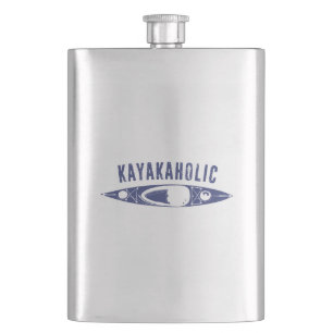 Kayakaholic Hip Flask
