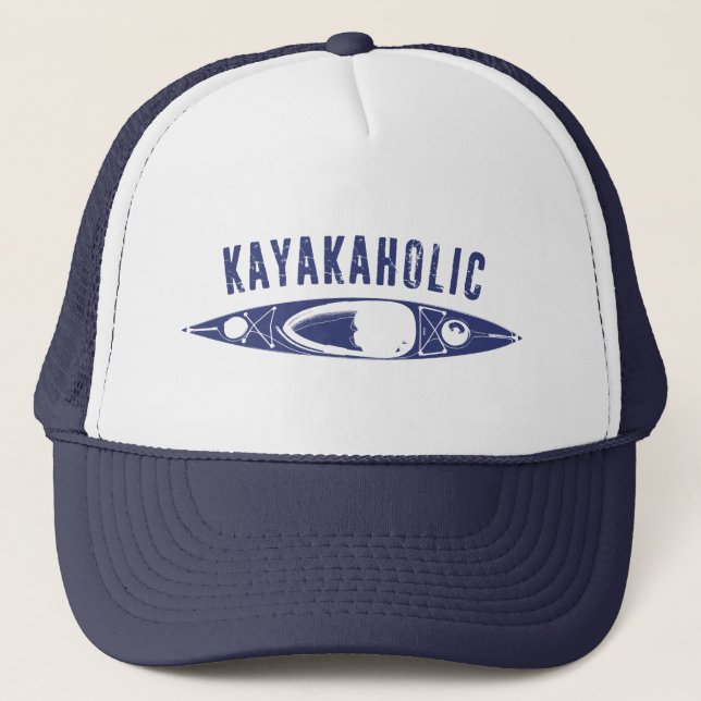Kayakaholic Trucker Hat (Front)
