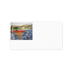 Kayaker address labels you personalise