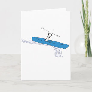 Kayaker Birthday Card