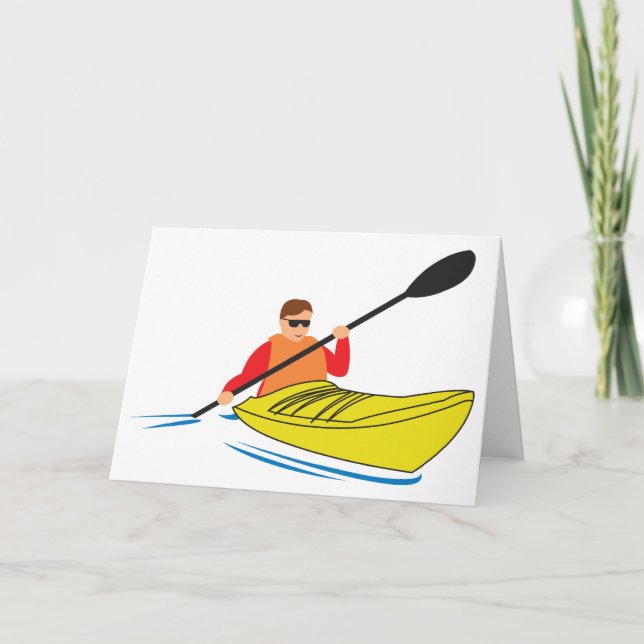 Kayaker Card (Front)