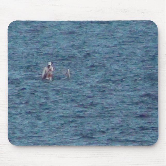 Kayaker in Paint Mouse Mat (Front)