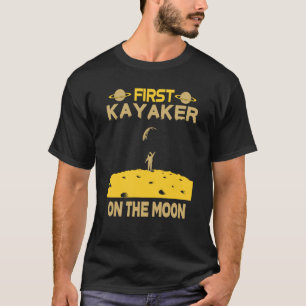 Kayaker On The Moon T-Shirt
