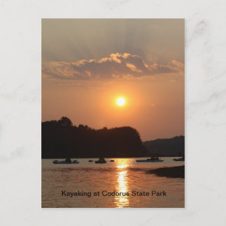 Kayaking At Codorus State Park Postcard