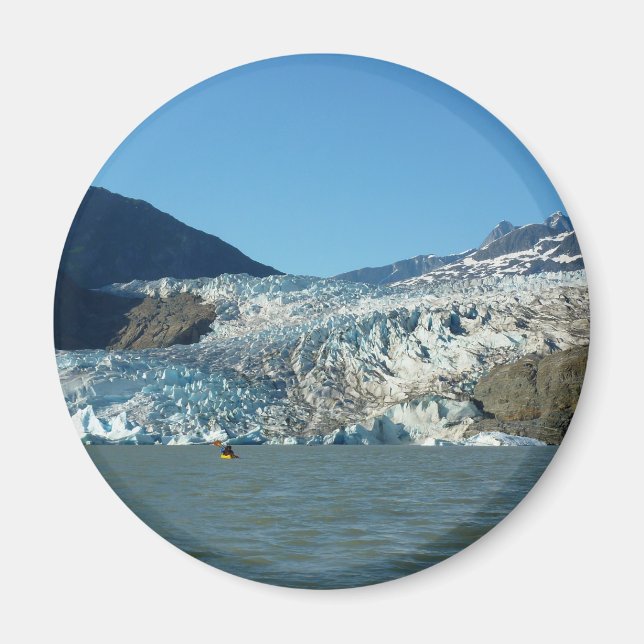 Kayaking at the Mendenhall Glacier Magnet (Front)