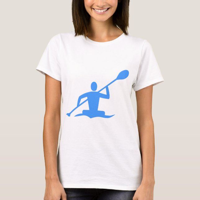 Kayaking - Baby Blue T-Shirt (Front)