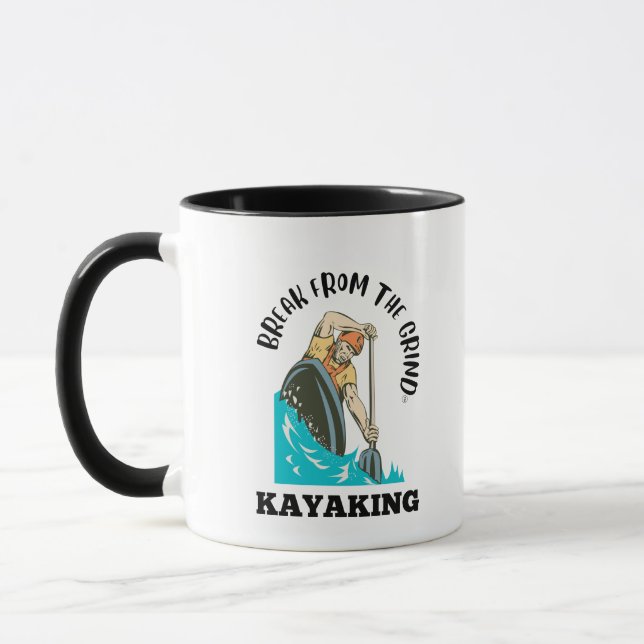 Kayaking BFTG (Black) Coffee Mug  (Left)