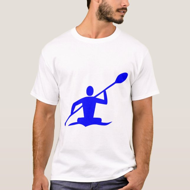 Kayaking - Blue T-Shirt (Front)
