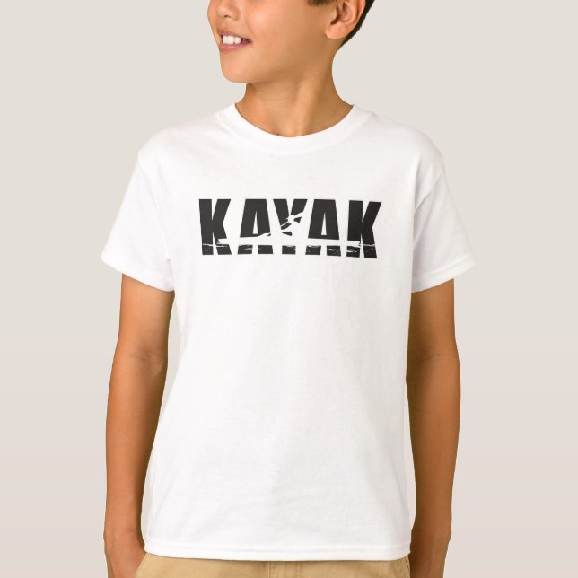 Kayaking Canoe Paddle Canoeing Funny Gift Idea T-Shirt (Front)