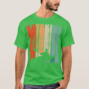 Kayaking Canoeing Retro 3 T-Shirt