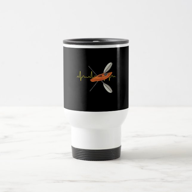 Kayaking Canoeing Travel Mug (Center)