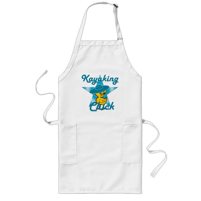 Kayaking Chick #7 Long Apron (Front)