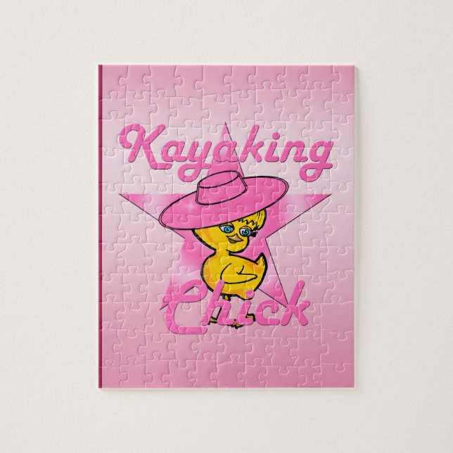 Kayaking Chick #8 Jigsaw Puzzle (Vertical)