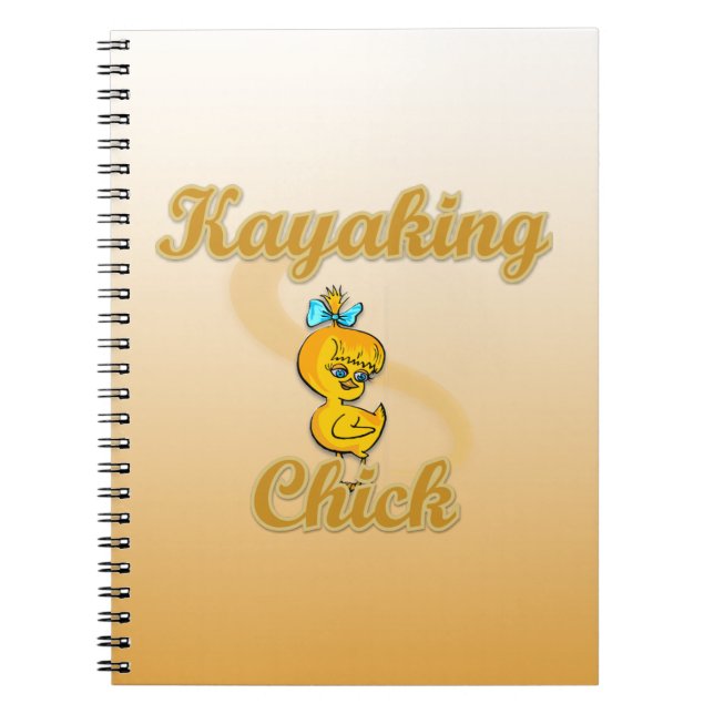 Kayaking Chick Notebook (Front)