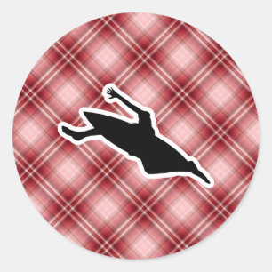 Kayaking Classic Round Sticker