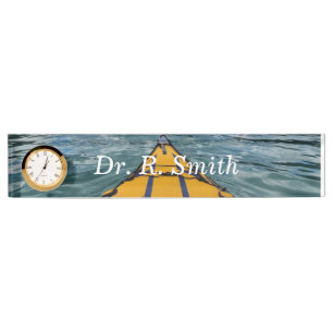 Kayaking Desk Name Plate