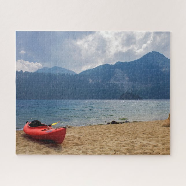 Kayaking Emerald Bay Souvenir Puzzle (Horizontal)