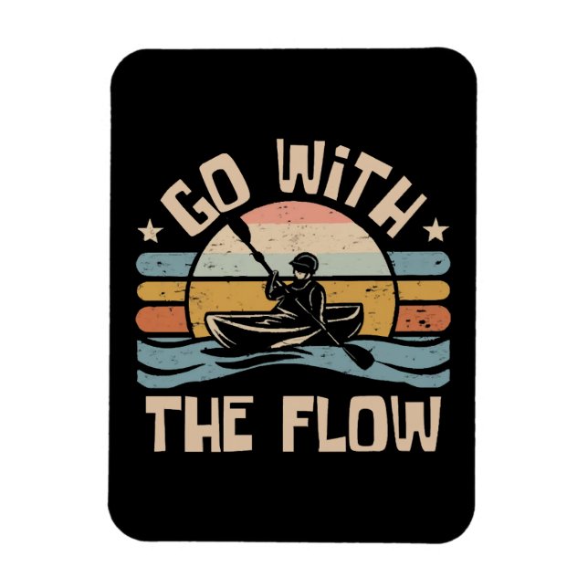kayaking-funny magnet (Vertical)