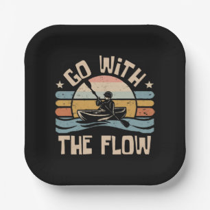 kayaking-funny paper plate