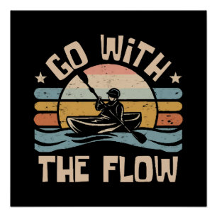 kayaking-funny poster