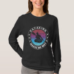Kayaking gets me wet Retro Vintage Kayak Christmas T-Shirt<br><div class="desc">Kayaking gets me wet Retro Vintage Kayak Christmas gift</div>