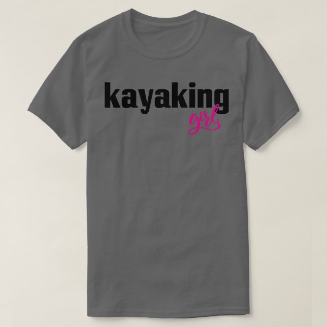 Kayaking Girl T-Shirt (Design Front)