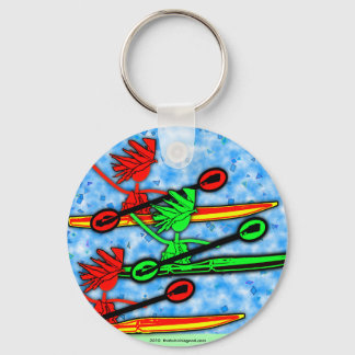 Kayaking Good For The Soul Key Ring