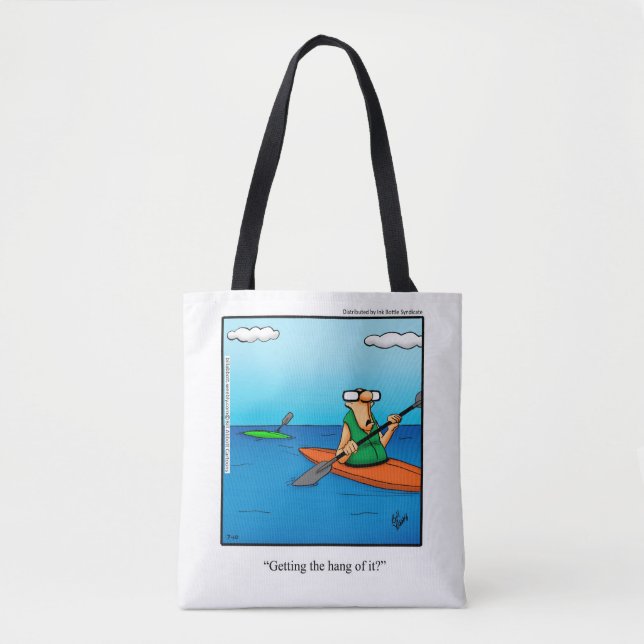 Kayaking Humour Tote Bag Gift "Spectickles" (Front)