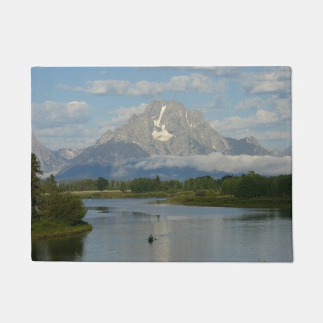 Kayaking in Grand Teton National Park Doormat (Front)