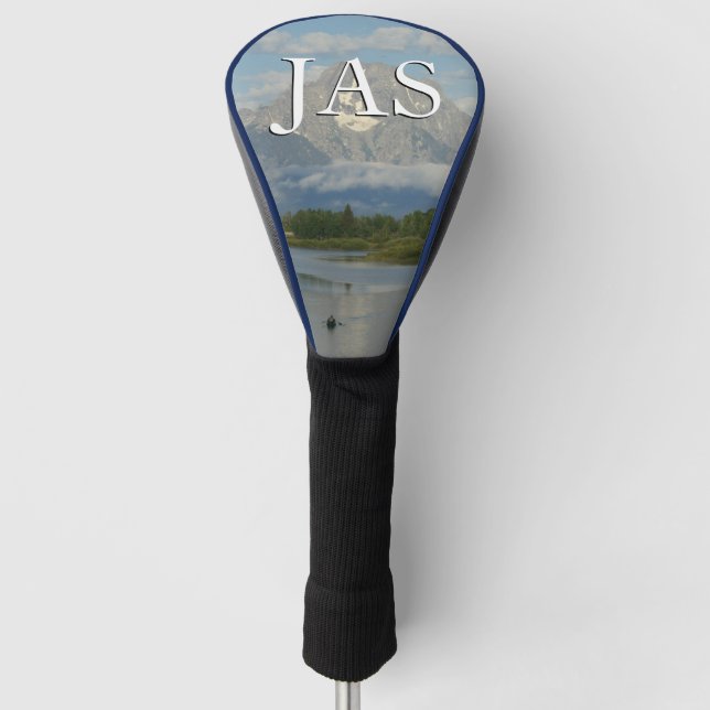 Kayaking in Grand Teton National Park Golf Head Cover (Front)