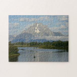 Kayaking in Grand Teton National Park Jigsaw Puzzle