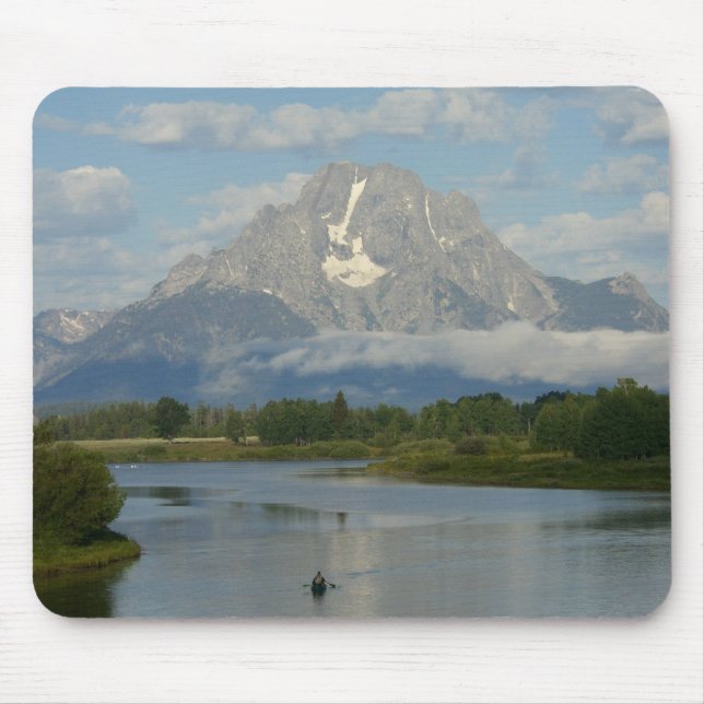Kayaking in Grand Teton National Park Mouse Mat (Front)