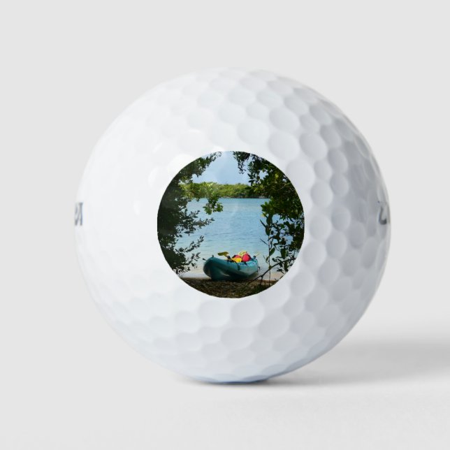 Kayaking in St. Thomas US Virgin Islands Golf Balls (Front)