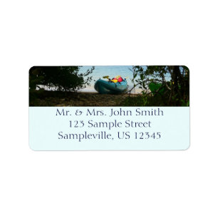 Kayaking in St. Thomas US Virgin Islands Label