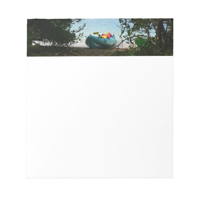 Kayaking in St. Thomas US Virgin Islands Notepad (Front)
