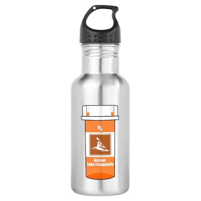 Kayaking Is My Drug 532 Ml Water Bottle (Front)