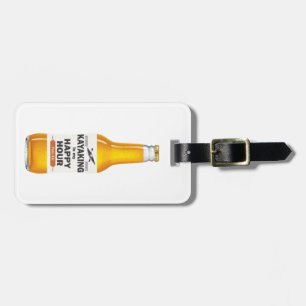 Kayaking Is My Happy Hour Luggage Tag
