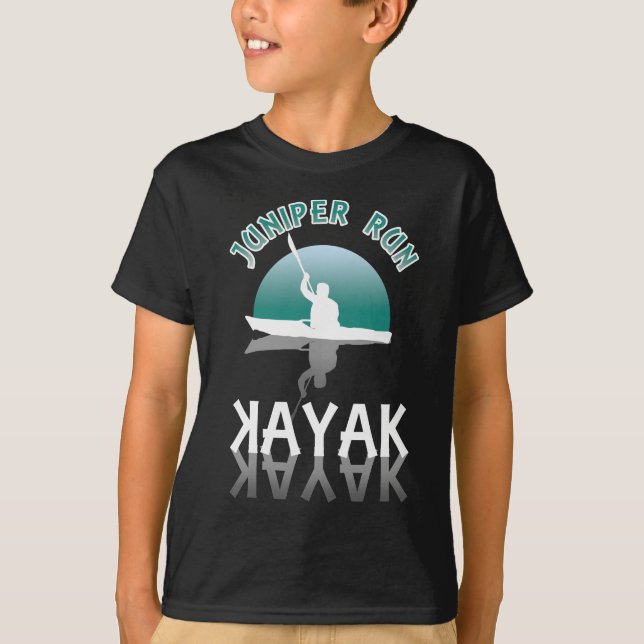 Kayaking Juniper Run - Kayak T-Shirt (Front)