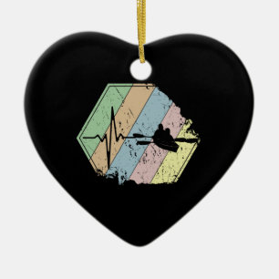 Kayaking Kayak Gift Ceramic Tree Decoration