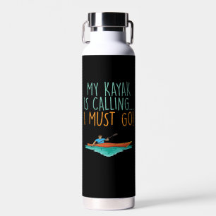 Kayaking Kayak Gift Water Bottle
