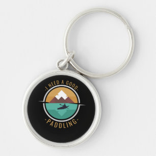 Kayaking Kayak Paddling Key Ring