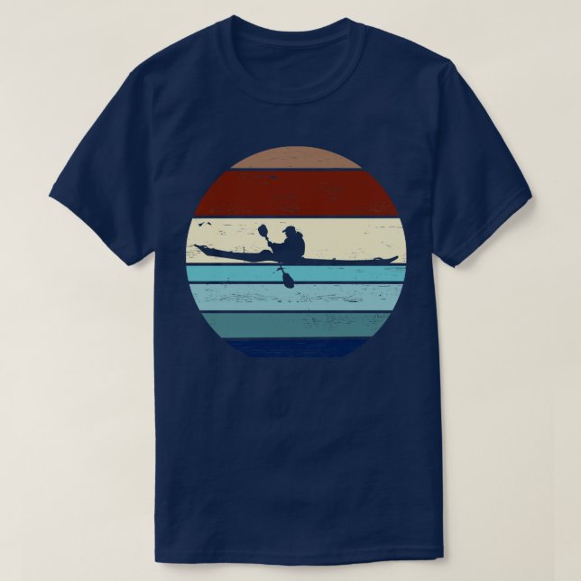 Kayaking Kayak Yak Life Paddling Rafting Canoeing T-Shirt (Design Front)