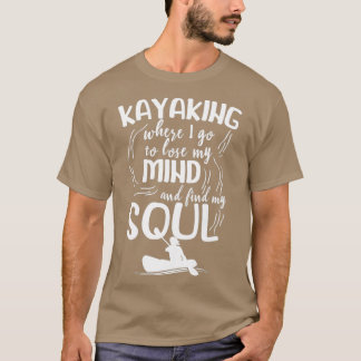 Kayaking kayaker rowing sport rowing canoe rower r T-Shirt