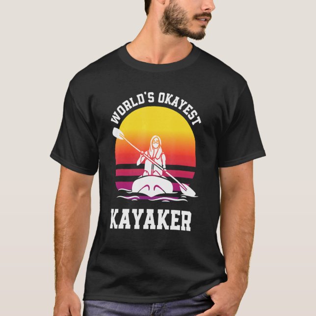 Kayaking Kayaker T-Shirt (Front)