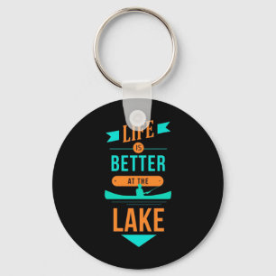 Kayaking Life Is Better At The Lake Key Ring